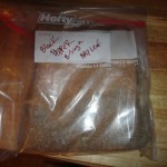bagged and ready to go in the fridge